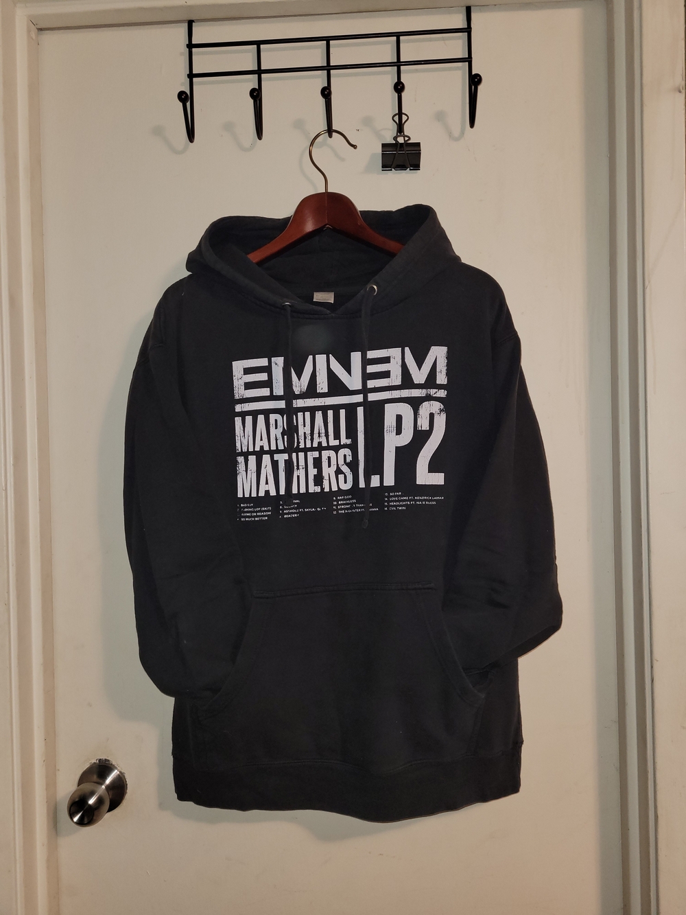 Eminem Black Marshall Mathers LP2 Pullover Hoodie + T-shirt